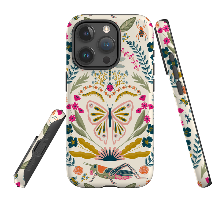 iPhone Case - Butterfly Floral By Abby Jacobs
