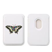 Butterfly IV MagSafe Wallet- White