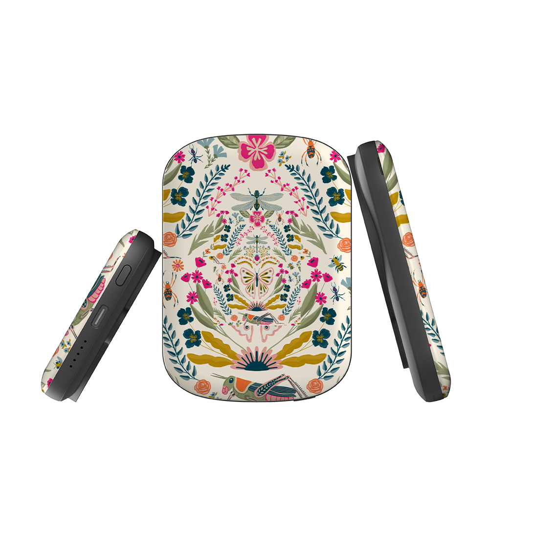 MagSafe Power Bank - Butterfly Floral By Abby Jacobs