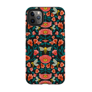iPhone Tough Case - Buzz Floral By Nina Pace