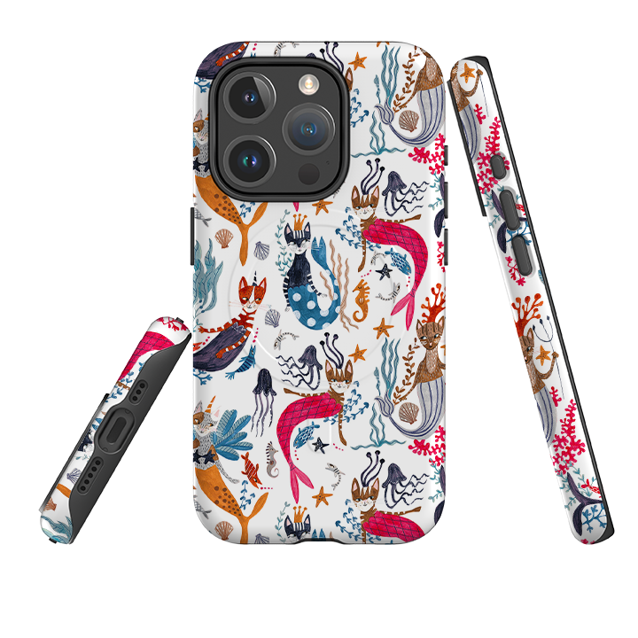 iPhone MagSafe Tough Case -  Cat-Fish By Caroline Bonne Muller