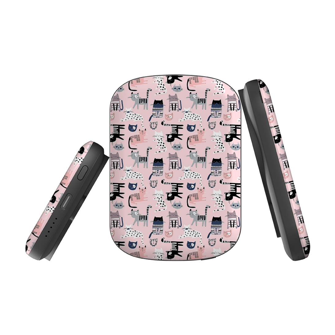 MagSafe Power Bank - Cat-titude Pattern