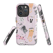 iPhone MagSafe Tough Case - Cat and Bone Pink