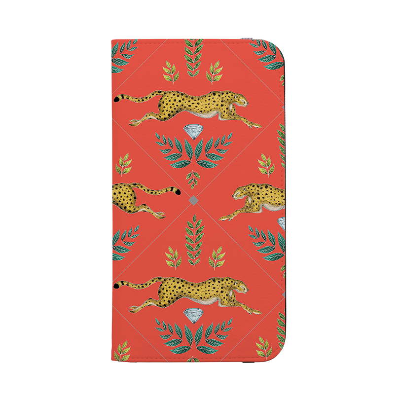 Cheetah Red By Catherine Rowe Wallet case
