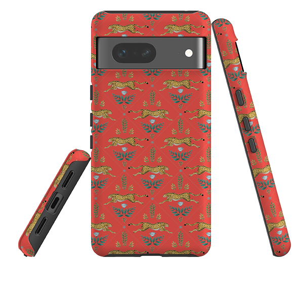 Google Tough Case -  Cheetah Red By Catherine Rowe