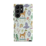 Samsung Tough Case - Chinoiserie Menagerie Green By Catherine Rowe