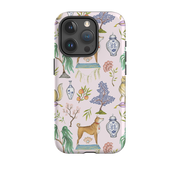 iPhone Tough Case - Chinoiserie Menagerie Pink By Catherine Rowe