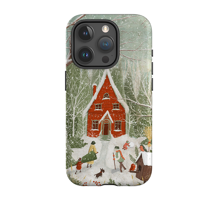 iPhone Tough Case -Christmas Garden Day By Maja Lindberg