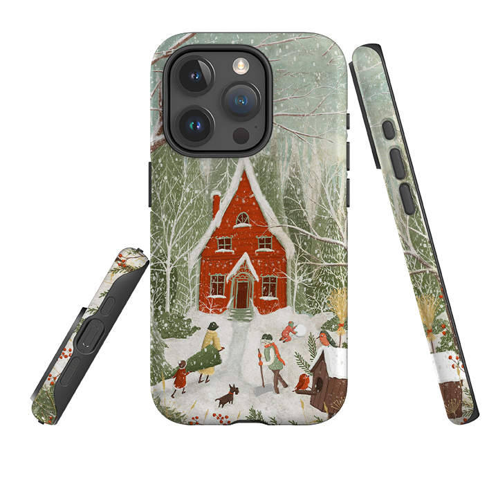 iPhone Tough Case -Christmas Garden Day By Maja Lindberg