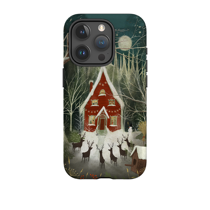 iPhone Tough Case -Christmas Garden Night By Maja Lindberg