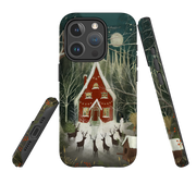 iPhone MagSafe Tough Case - Christmas Garden Night By Maja Lindberg