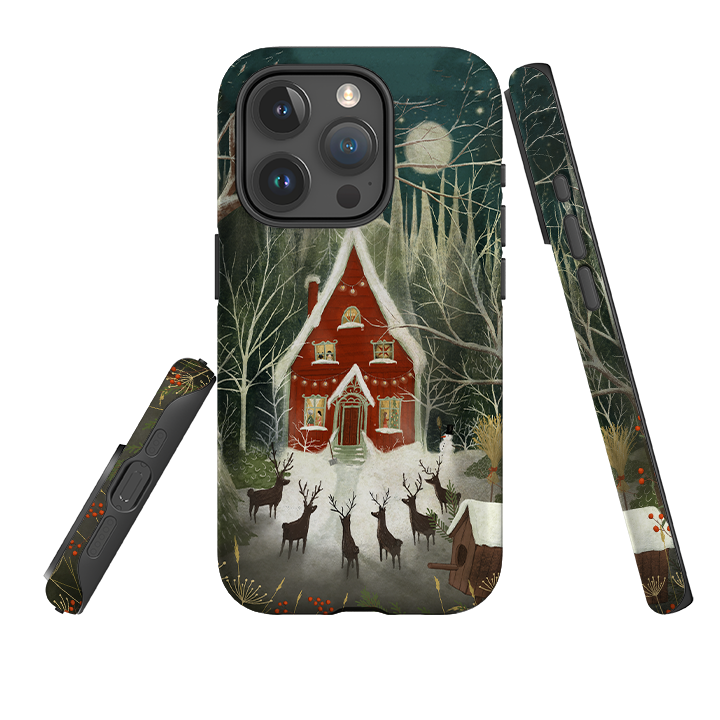 iPhone Tough Case -Christmas Garden Night By Maja Lindberg