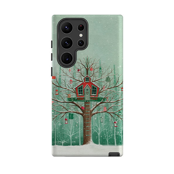 Samsung Tough Case - Christmas Tree House By Maja Lindberg