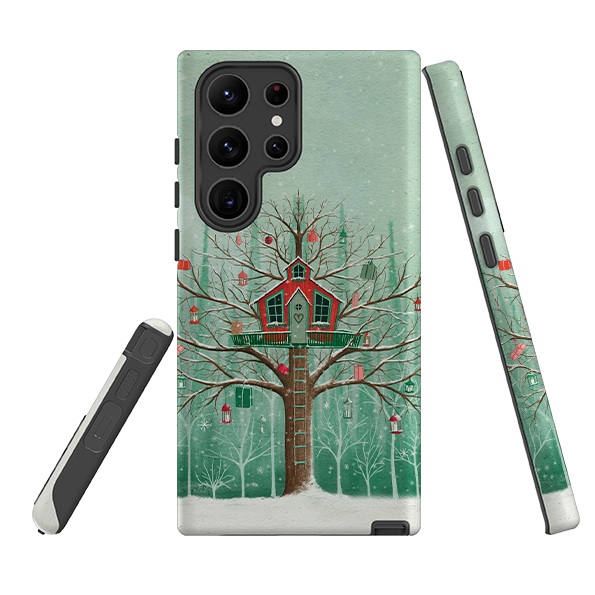 Samsung Tough Case - Christmas Tree House By Maja Lindberg