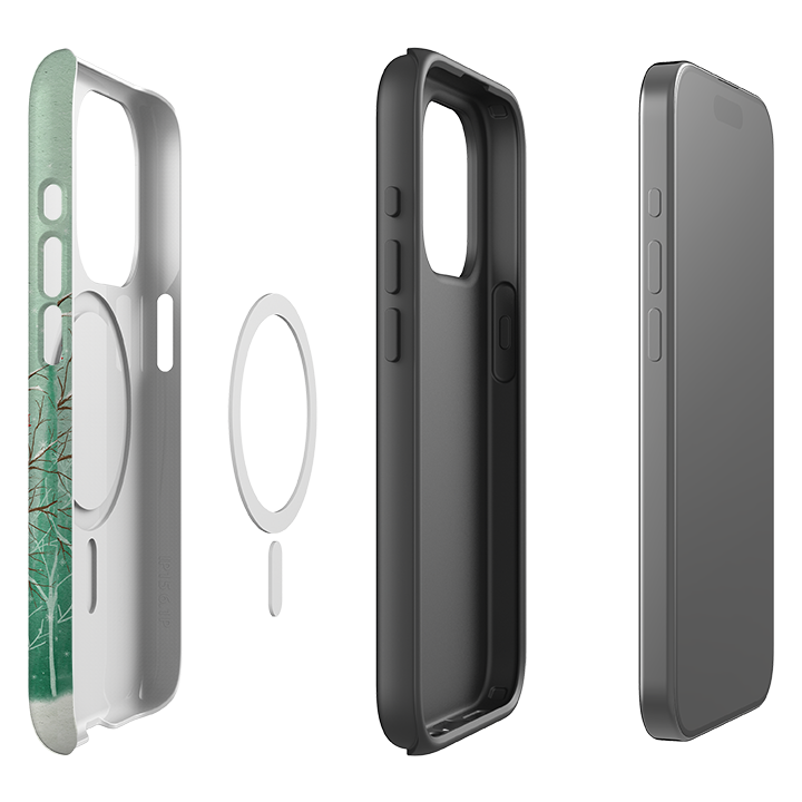 iPhone MagSafe Tough Case - Christmas Tree House By Maja Lindberg