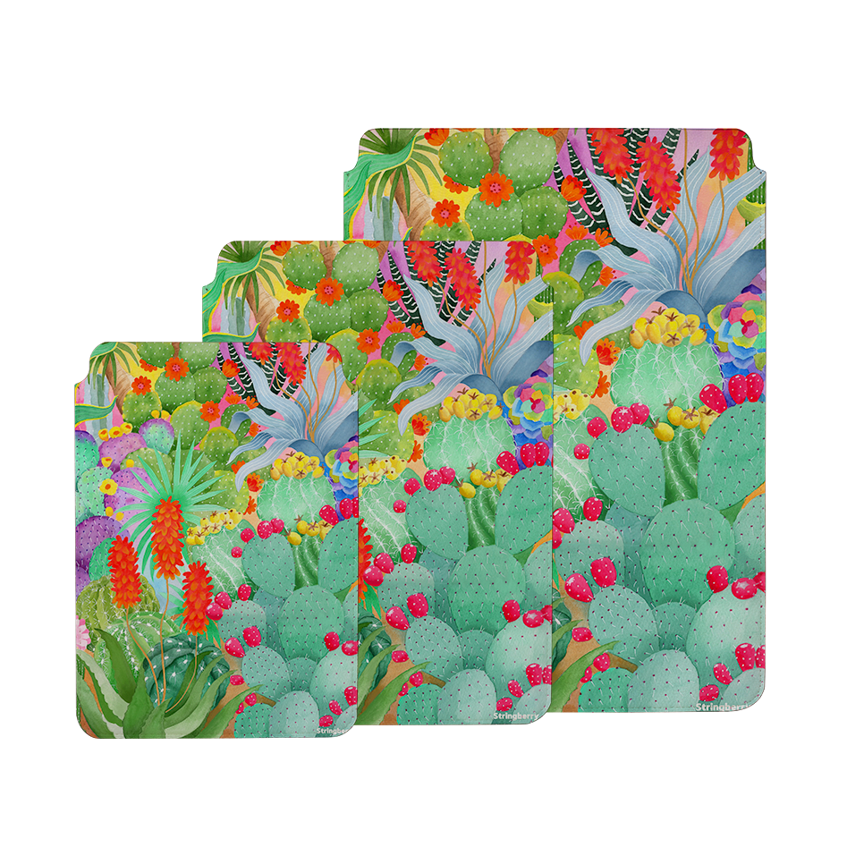 Cactus By Bex Parkin Laptop, Kindle & iPad Sleeve