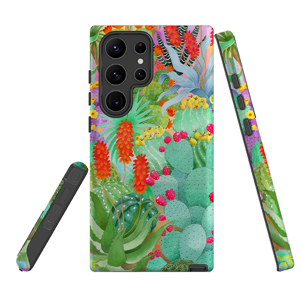 Samsung Tough Case - Cactus By Bex Parkin