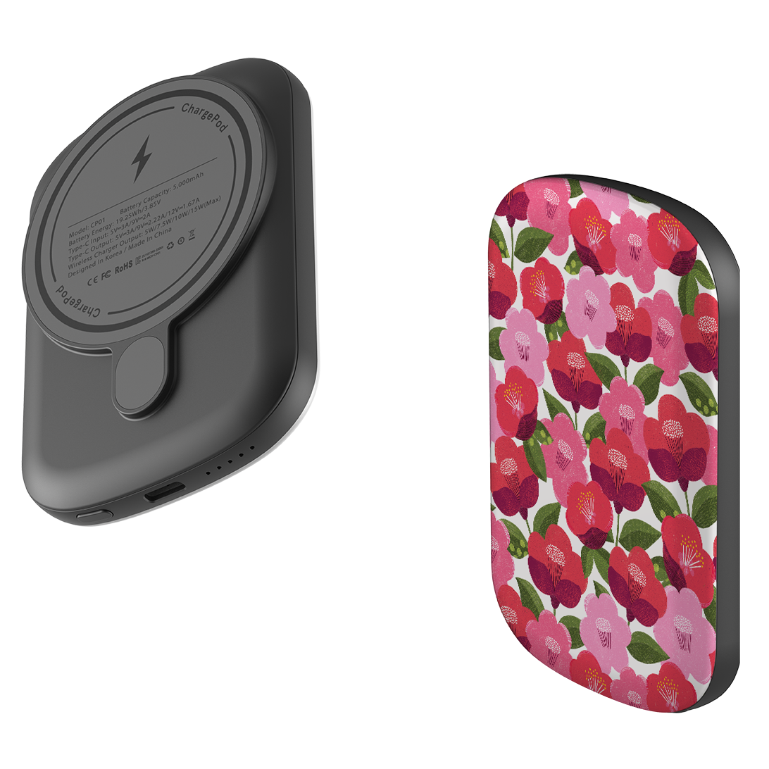 MagSafe Power Bank - Camellia I By Ali Brookes