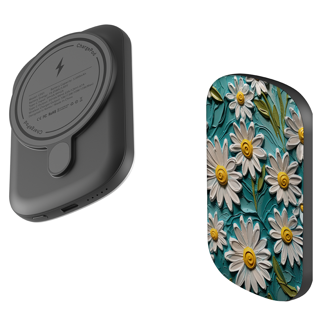 MagSafe Power Bank - Cape Daisies