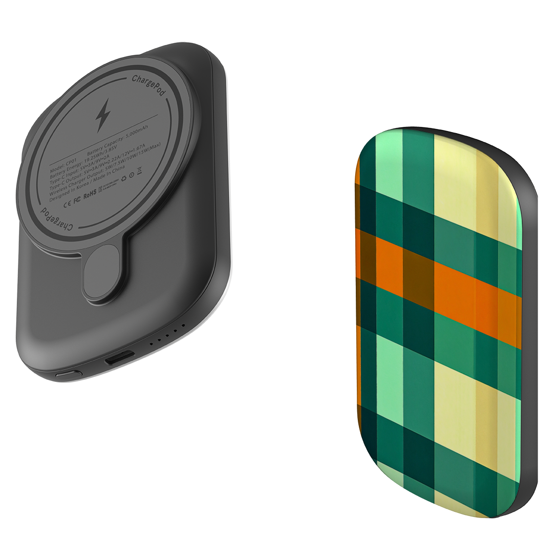 MagSafe Power Bank - Cape Town Gingham