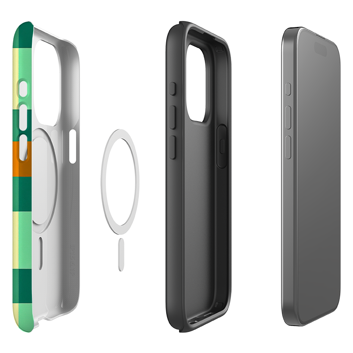 iPhone MagSafe Tough Case - Cape Town Gingham
