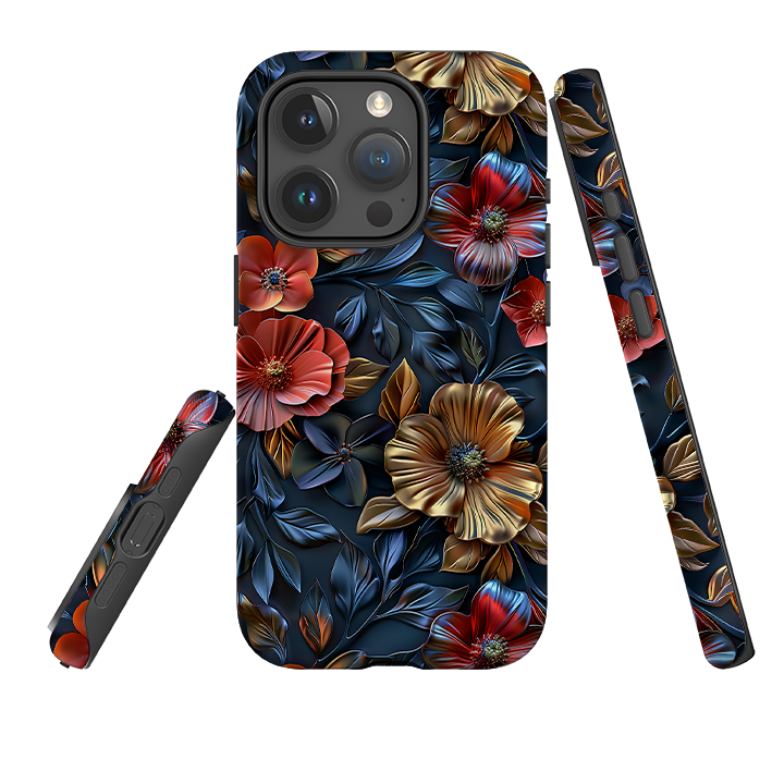 iPhone Tough Case -Cascade Floral