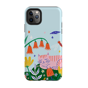 iPhone Tough Case - Cat By Lee Foster Wilson