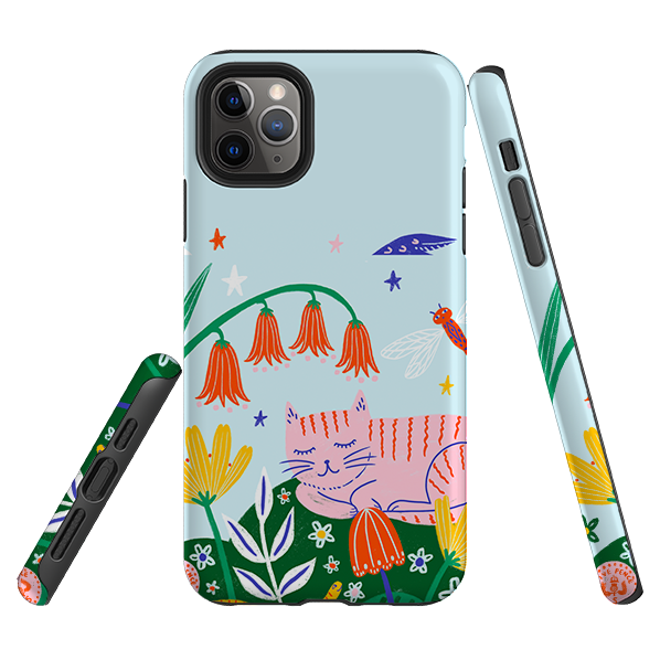iPhone Tough Case - Cat By Lee Foster Wilson