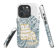 iPhone MagSafe Tough Case -  Cat Design By Suzy Taylor