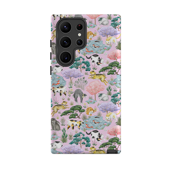 Samsung Tough  Case - Cat Garden By Catherine Rowe