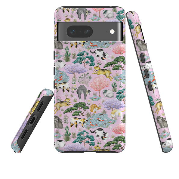 Google Tough Case - Cat Garden By Catherine Rowe