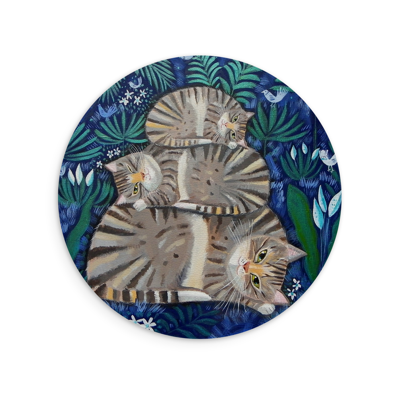 Cat Nap Mouse Mat By Mary Stubberfield