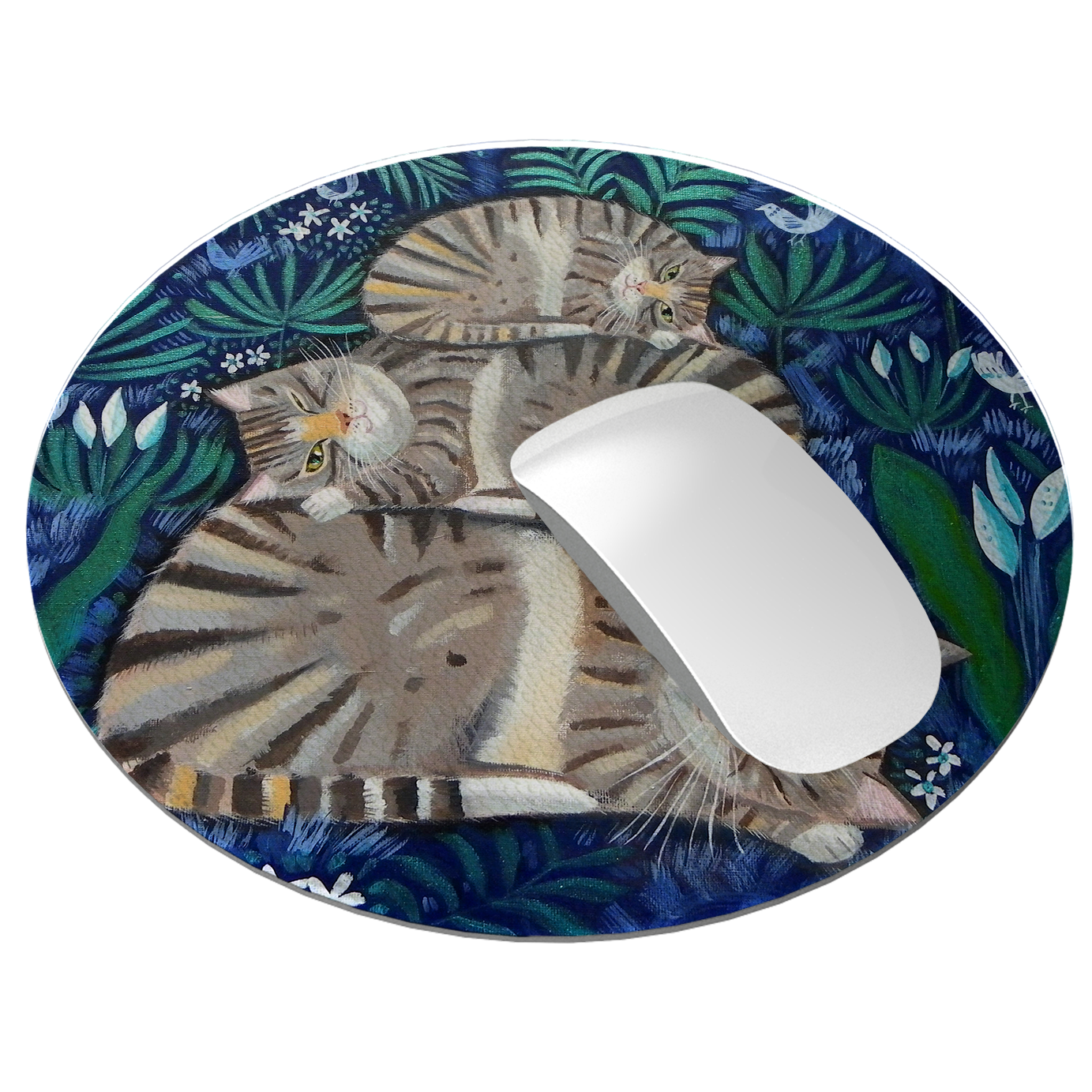 Cat Nap Mouse Mat By Mary Stubberfield