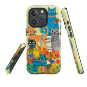iPhone MagSafe Tough Case - Cat Party By Tracey English
