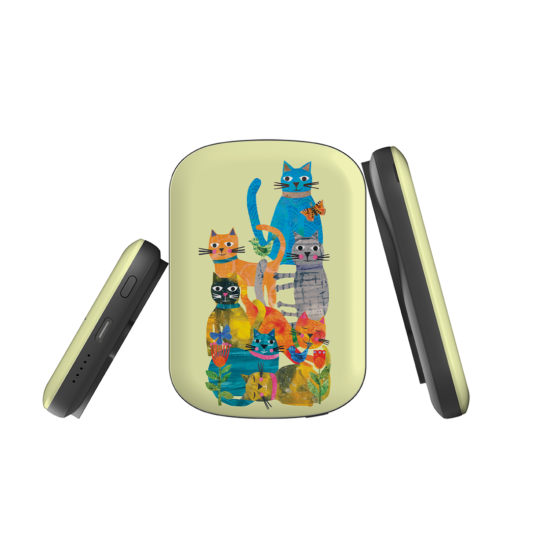 MagSafe Power Bank - Cat Party By Tracey English