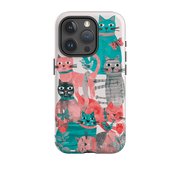 iPhone Case - Cat Party II By Tracey English