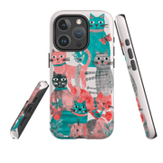 iPhone MagSafe Tough Case - Cat Party II By Tracey English