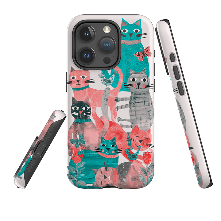 iPhone Case - Cat Party II By Tracey English