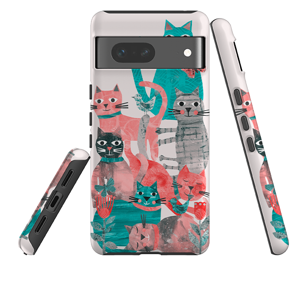 Google Tough  Case - Cat Party II By Tracey English