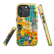 iPhone MagSafe Tough Case - Cat Party III By Tracey English