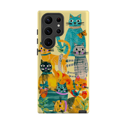 Samsung Tough  Case - Cat Party III By Tracey English