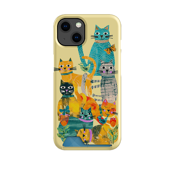 Cat Party III Case and Card Case By Tracey English
