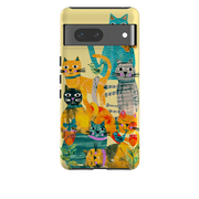 Google Tough  Case - Cat Party III By Tracey English