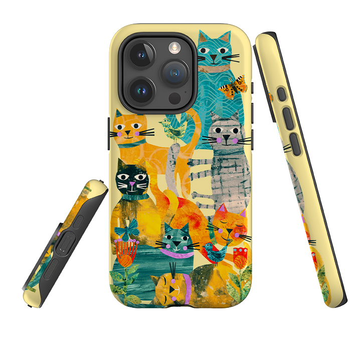iPhone Case - Cat Party III By Tracey English