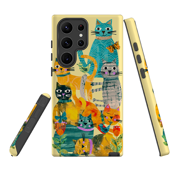 Samsung Tough  Case - Cat Party III By Tracey English