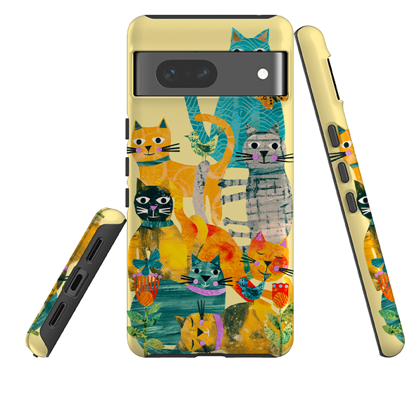 Google Tough  Case - Cat Party III By Tracey English