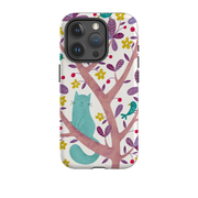 iPhone Tough Case - Cat And Bird By Suzy Taylor
