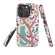 iPhone MagSafe Tough Case -  Cat and Bird By Suzy Taylor