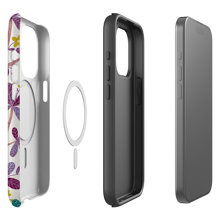 iPhone MagSafe Tough Case -  Cat and Bird By Suzy Taylor