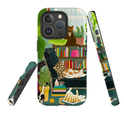 iPhone MagSafe Tough Case - Cat Library By Katherine Quinn